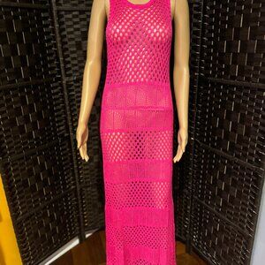 ONE Fuchsia cover-up dress